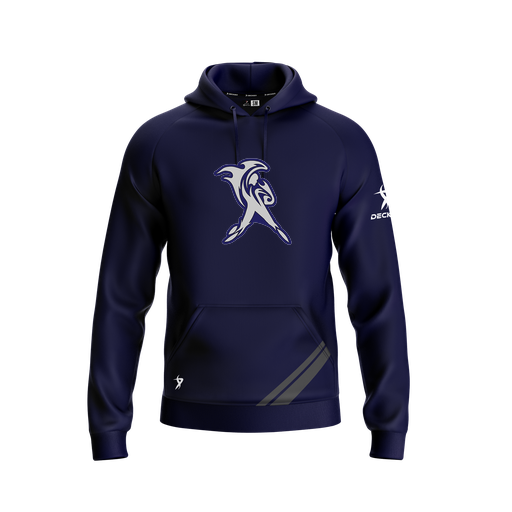 [FOLHSMNV-YXS-LOGO1] Decker Summit Hoodie (Youth XS, Navy, Logo 1)