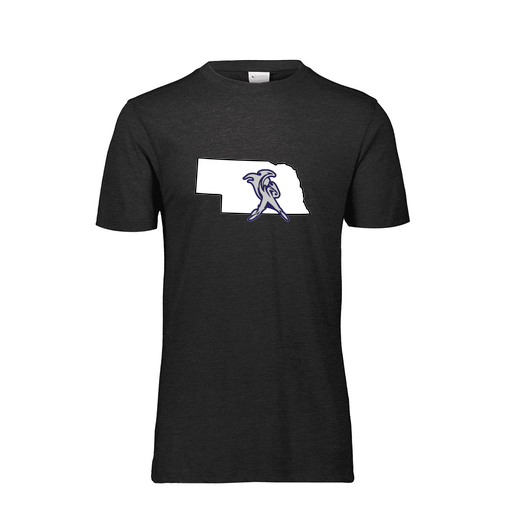 [FTSCUBBK-AS-LOGO2] Decker Men's Tri-Blend T-Shirt - Short Sleeve (Adult S, Black, Logo 2)