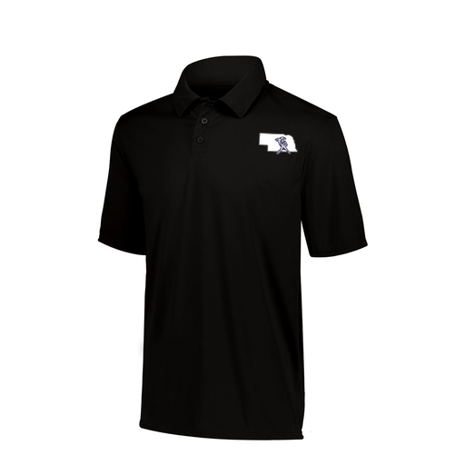 [5018.080.S-LOGO2] Youth Vital Polo (Youth S, Black, Logo 2)