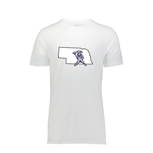 [FTSCUBWH-YS-LOGO2] Decker Youth Tri-Blend T-Shirt - Short Sleeve (Youth S, White, Logo 2)