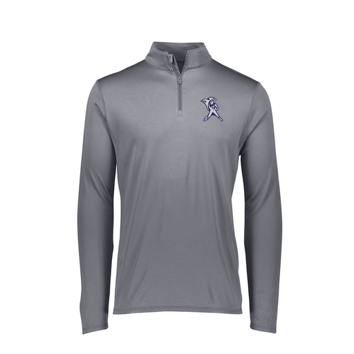 [FTLQFLGY-FAXS-LOGO1] Decker Women's Flex-Lite 1/4 Zip Shirt (Female Adult XS, Gray, Logo 1)