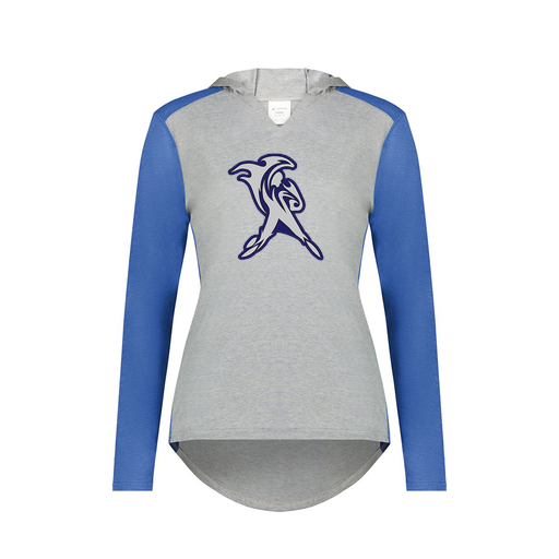 [6902.28V.XS-LOGO1] Ladies Vintage Hoodie (Female Adult XS, Royal, Logo 1)