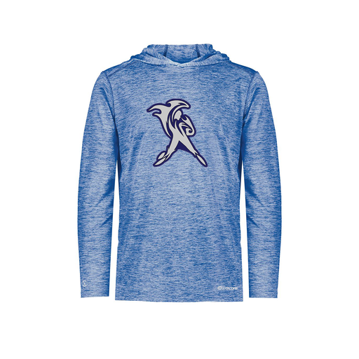 [FOLHCGRY-AS-LOGO1] Decker Men's Charge Hoodie (Adult S, Royal, Logo 1)