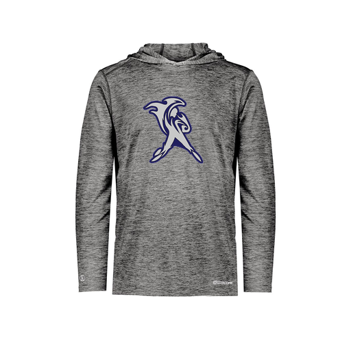 [FOLHCGBK-YS-LOGO1] Decker Youth Charge Hoodie (Youth S, Black, Logo 1)