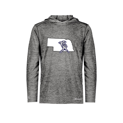 [FOLHCGBK-YS-LOGO2] Decker Youth Charge Hoodie (Youth S, Black, Logo 2)